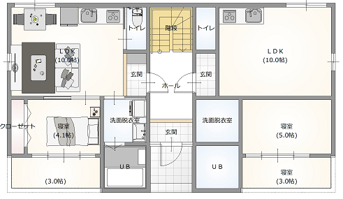 1階平面図