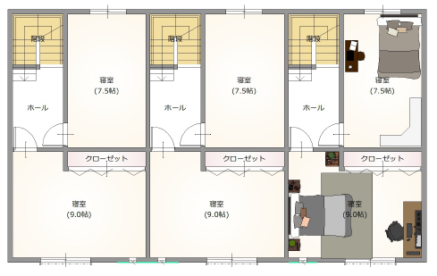 2階平面図