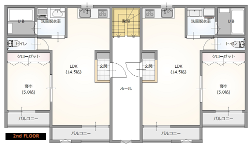 2階平面図