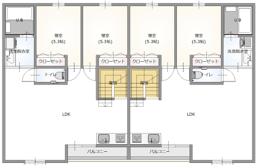 2階平面図