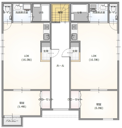 2階平面図