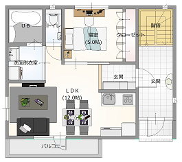 1階平面図